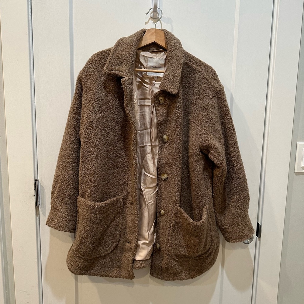 Madewell Teddy Shirt Jacket